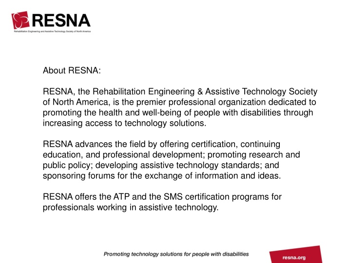 about resna