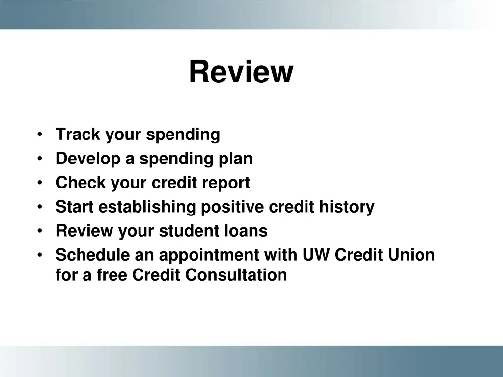 review