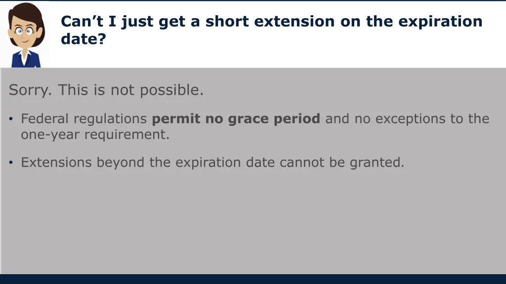can t i just get a short extension