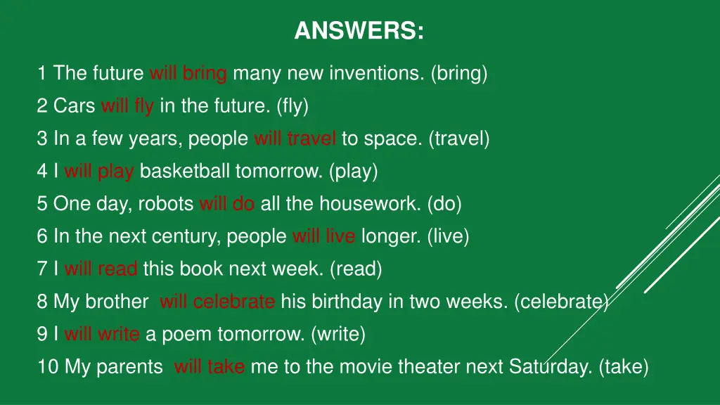 answers 2