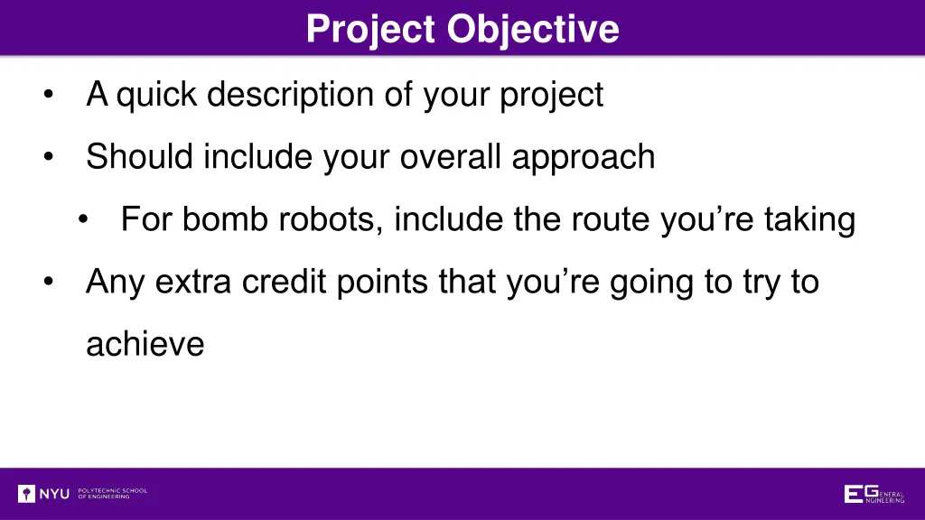 project objective