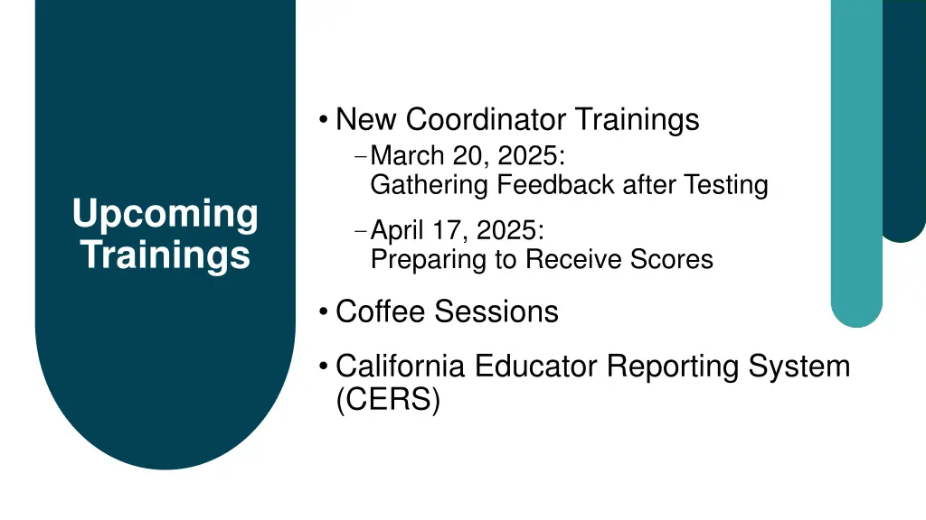 new coordinator trainings march 20 2025 gathering