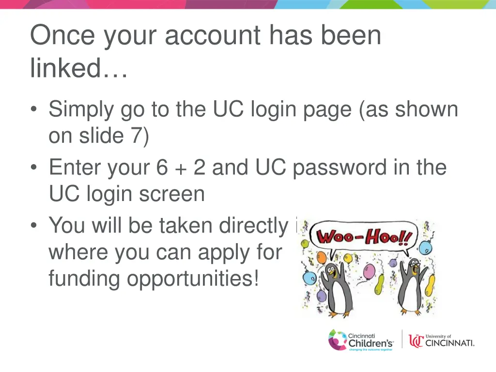 once your account has been linked