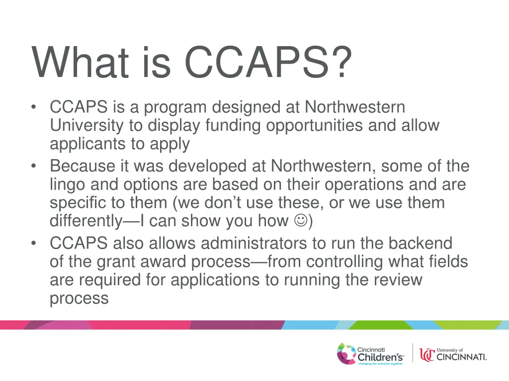 what is ccaps