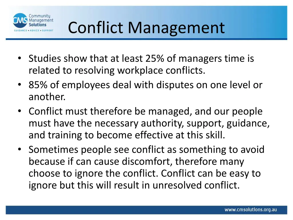 conflict management