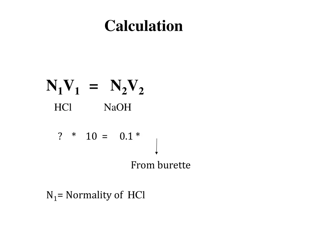 calculation