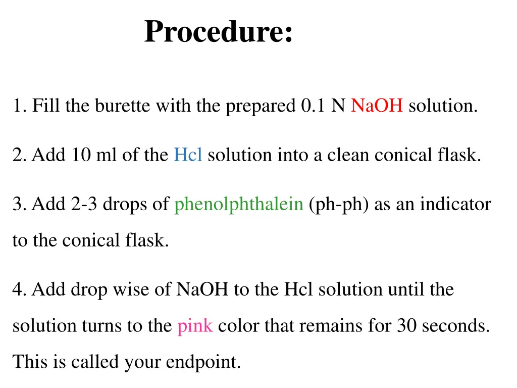procedure