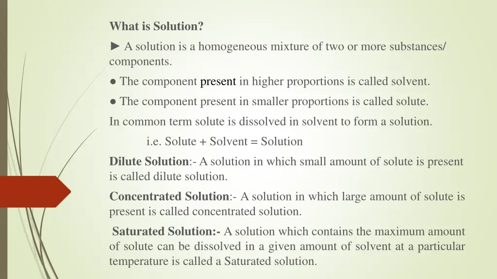 what is solution a solution is a homogeneous