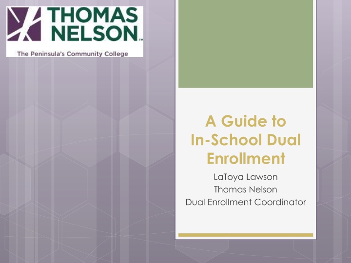 a guide to in school dual enrollment latoya