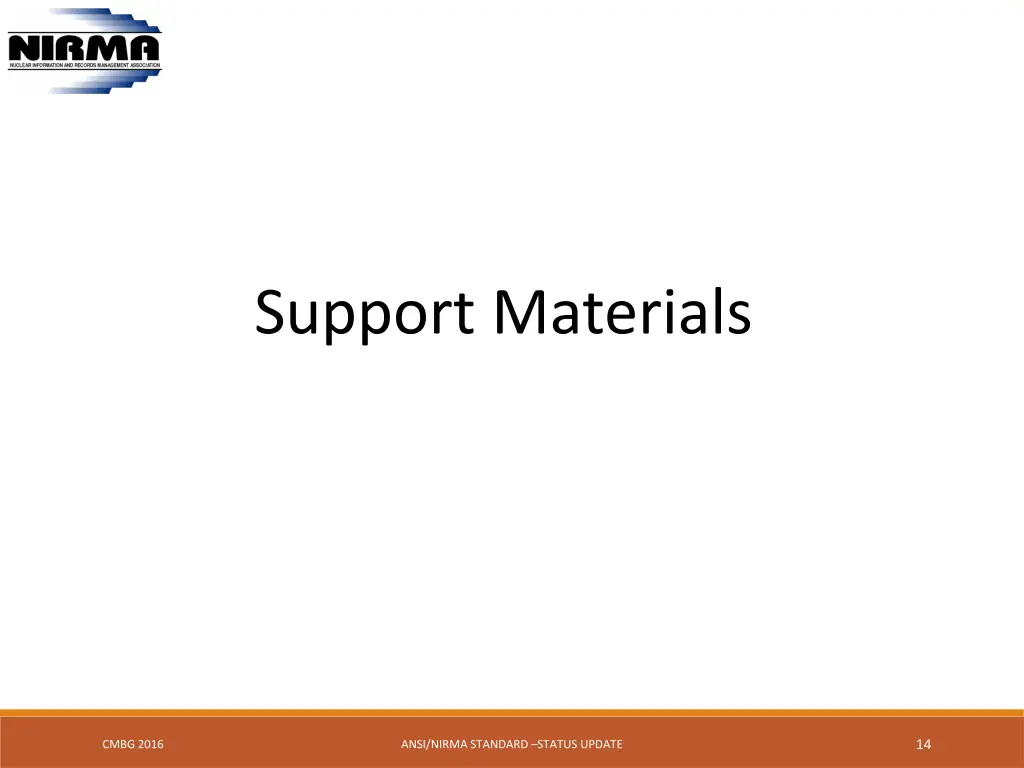 support materials