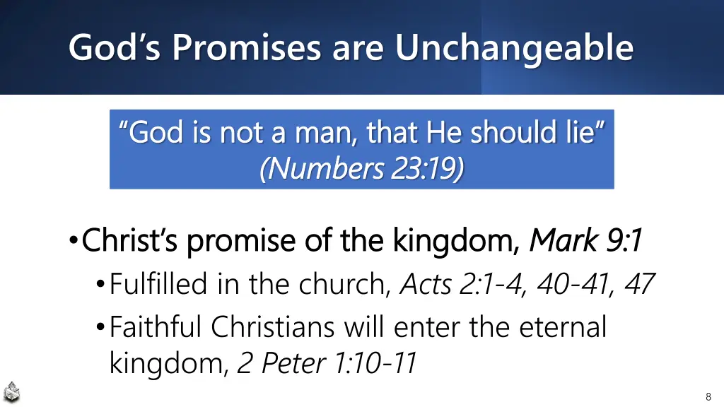 god s promises are unchangeable 1