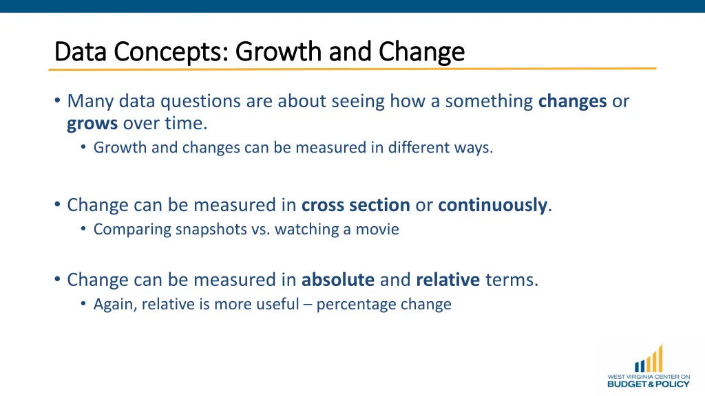 data concepts growth and change data concepts