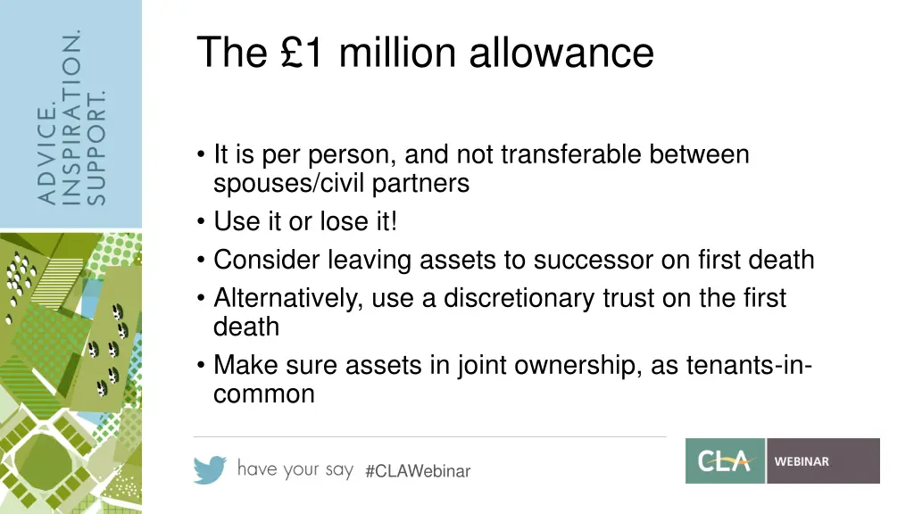 the 1 million allowance