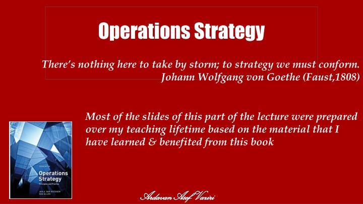 operations strategy