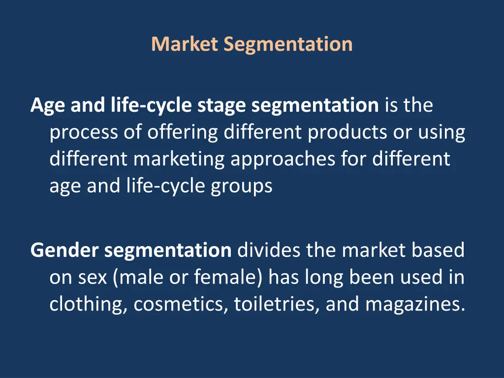 market segmentation 6