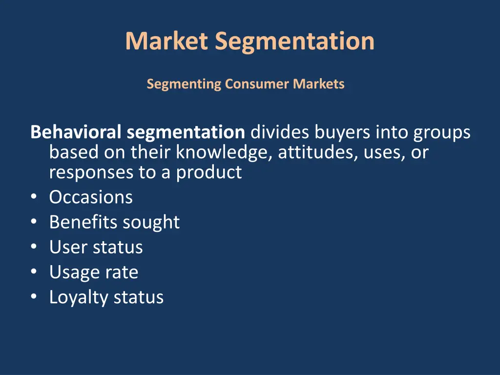 market segmentation 8