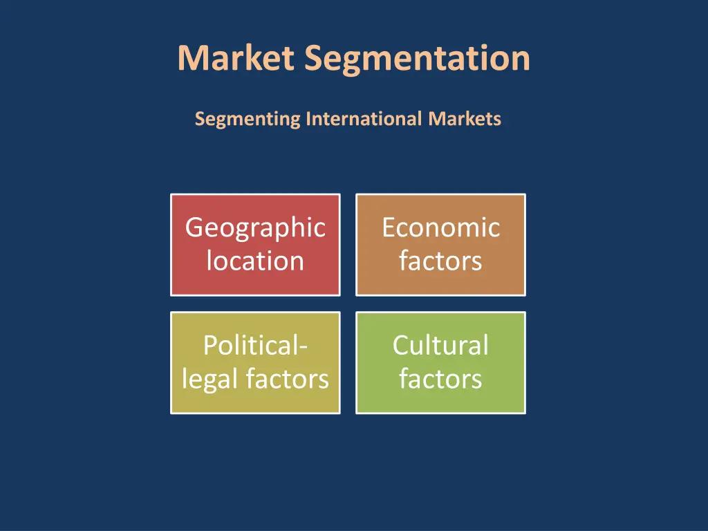 market segmentation 9
