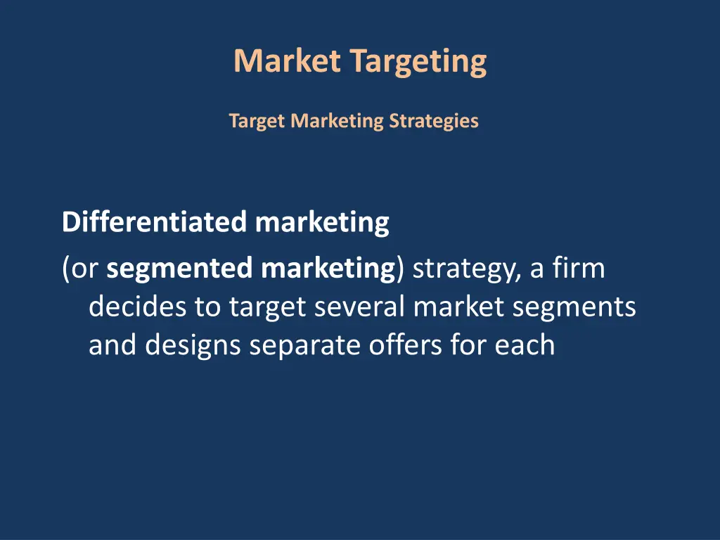 market targeting 1