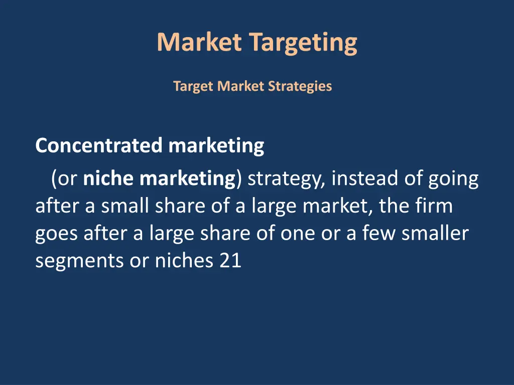 market targeting 3