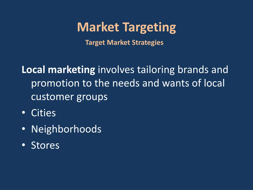 market targeting 4
