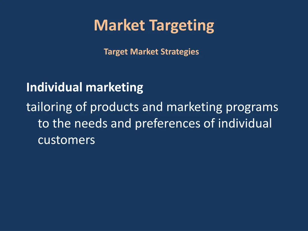 market targeting 5