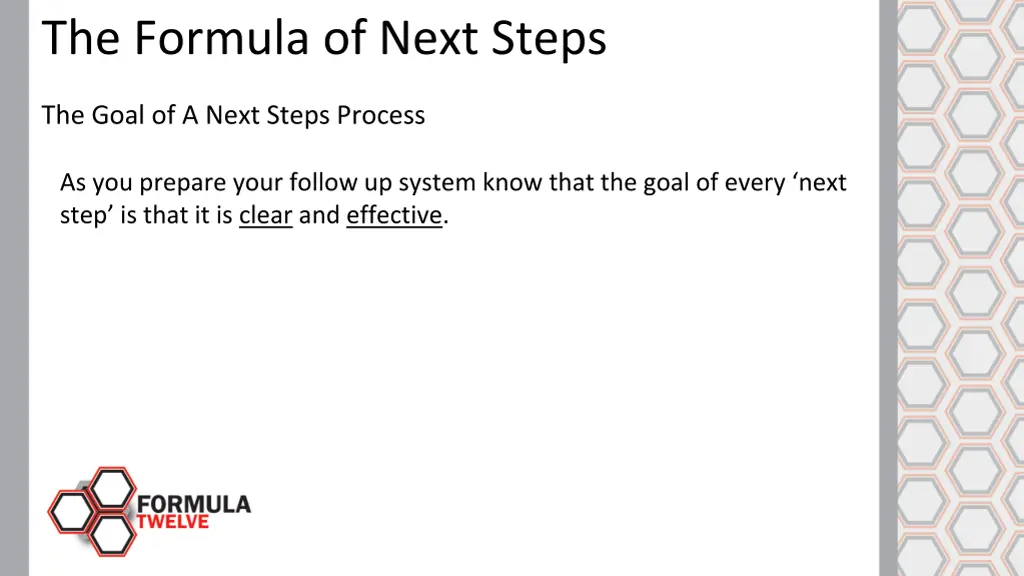the formula of next steps 4