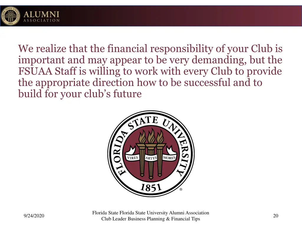 we realize that the financial responsibility