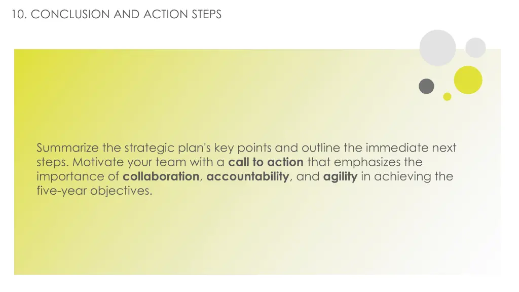 10 conclusion and action steps