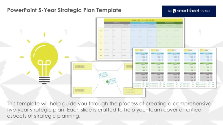 powerpoint 5 year strategic plan template