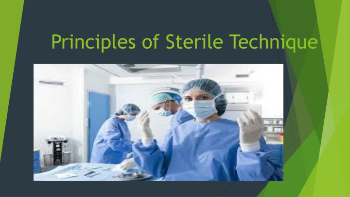 principles of sterile technique