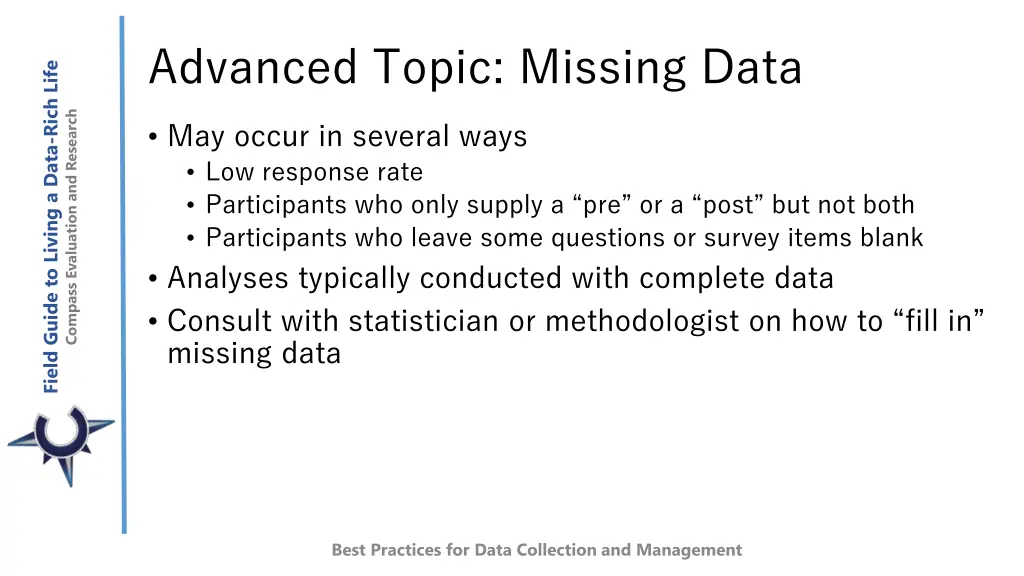 advanced topic missing data