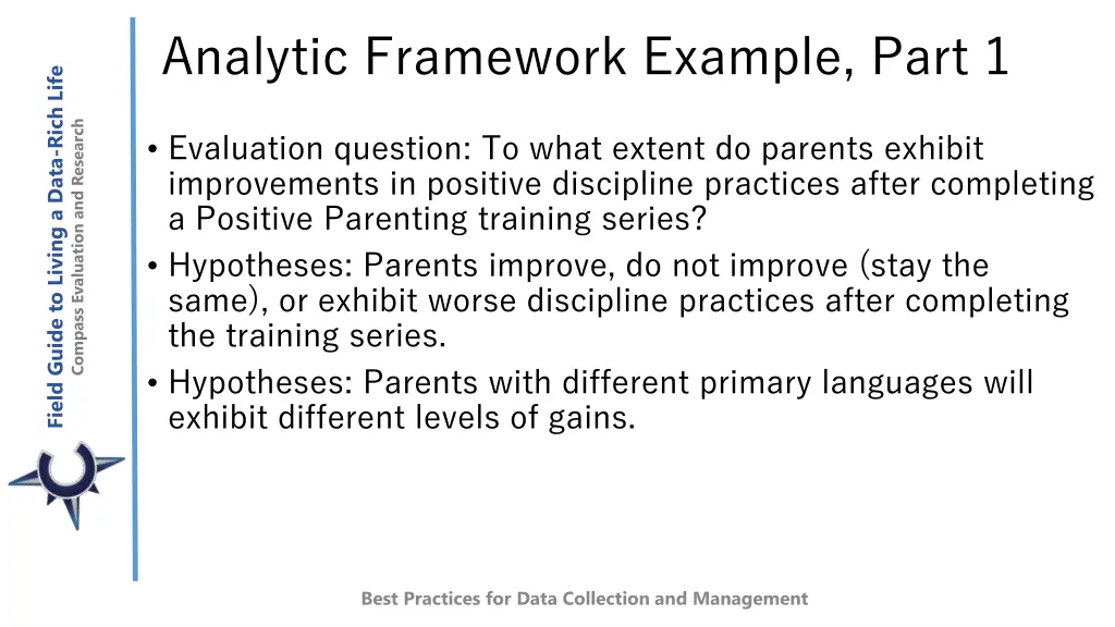 analytic framework example part 1