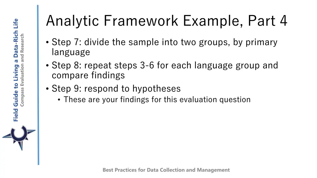 analytic framework example part 4