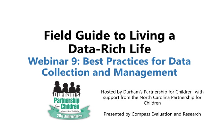 field guide to living a data rich life webinar