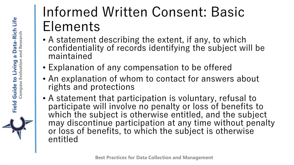 informed written consent basic elements 1