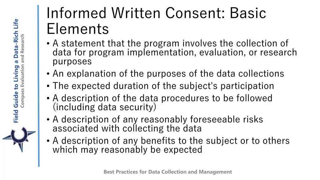 informed written consent basic elements