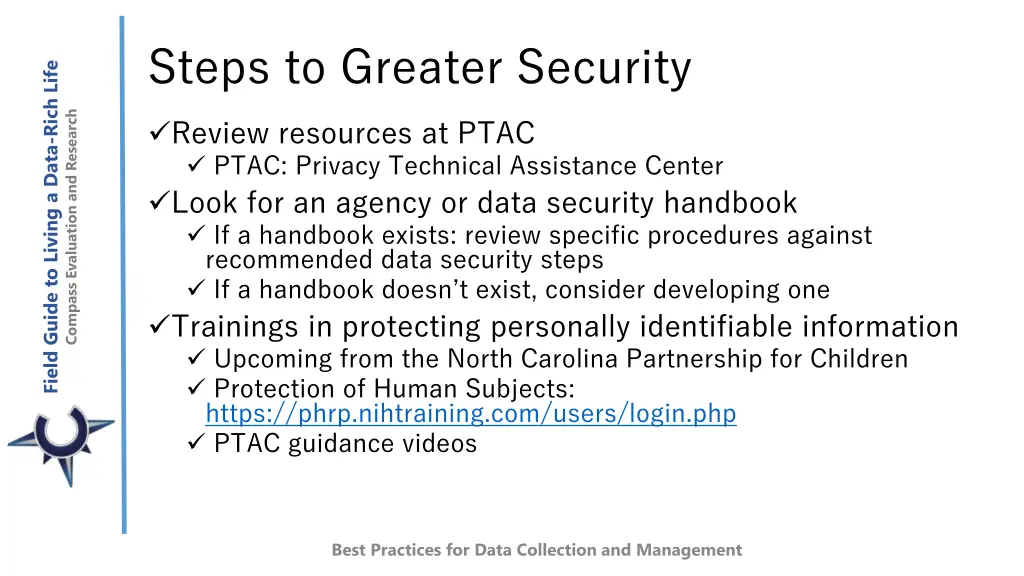 steps to greater security