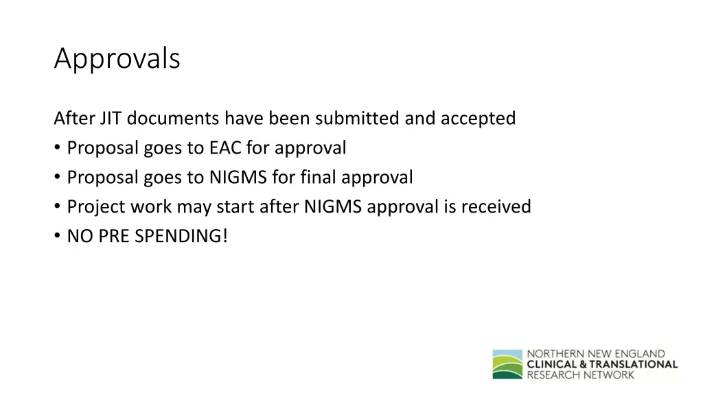 approvals