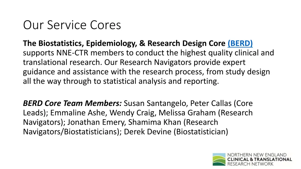 our service cores