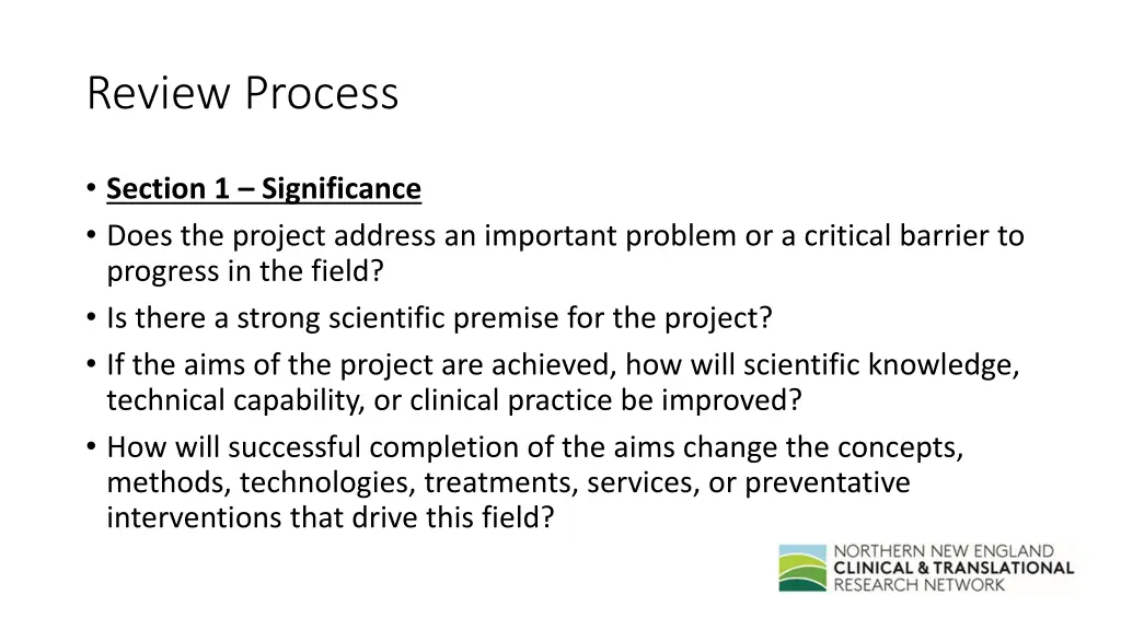review process