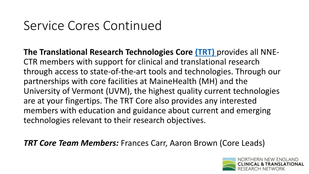 service cores continued 1