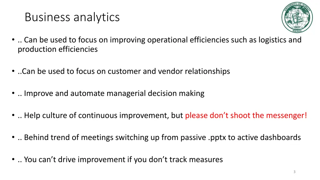 business analytics 1