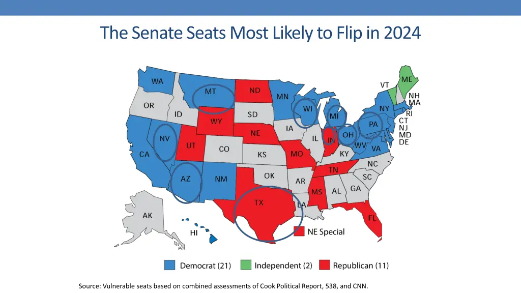 the senate seats most likely to flip in 2024
