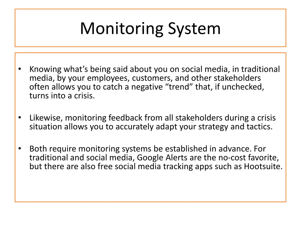 monitoring system
