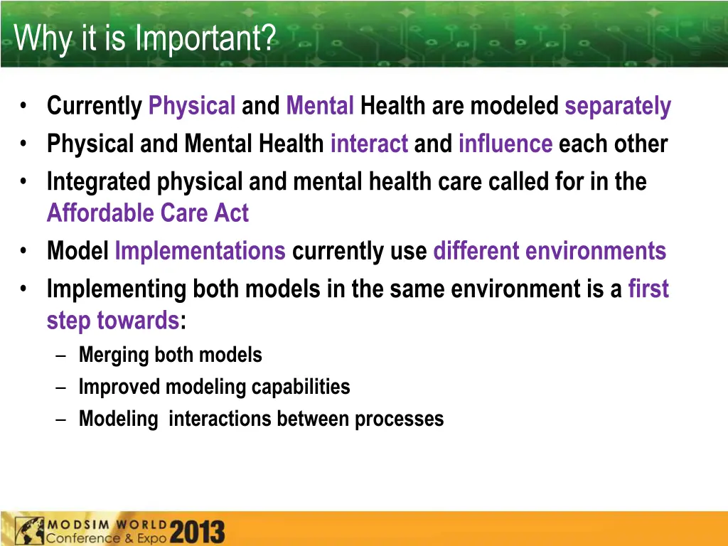 why it is important