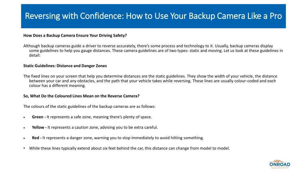 reversing with confidence how to use your backup 2