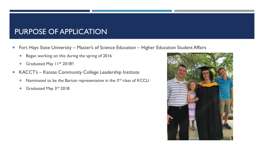 purpose of application