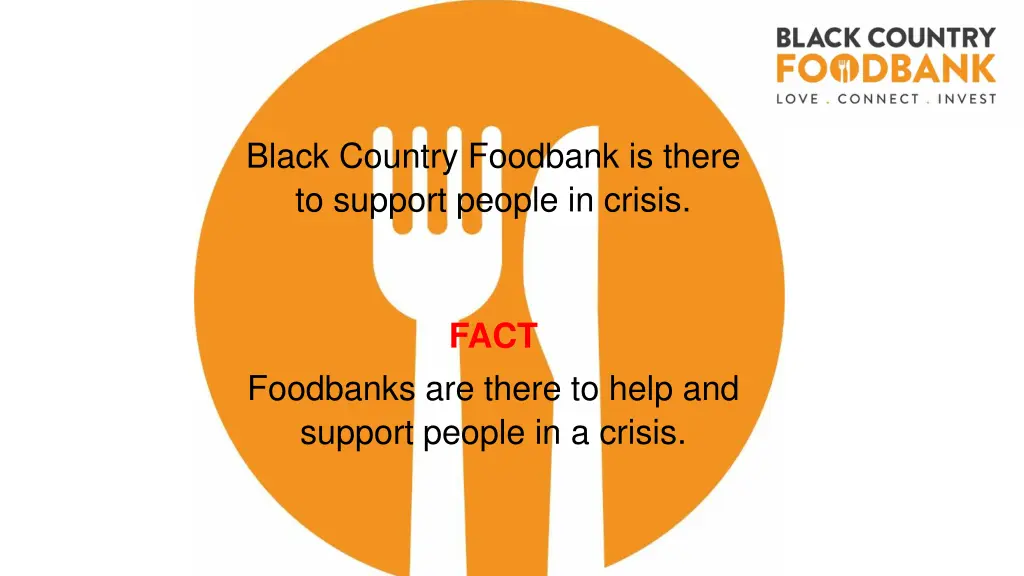 black country foodbank is there to support people
