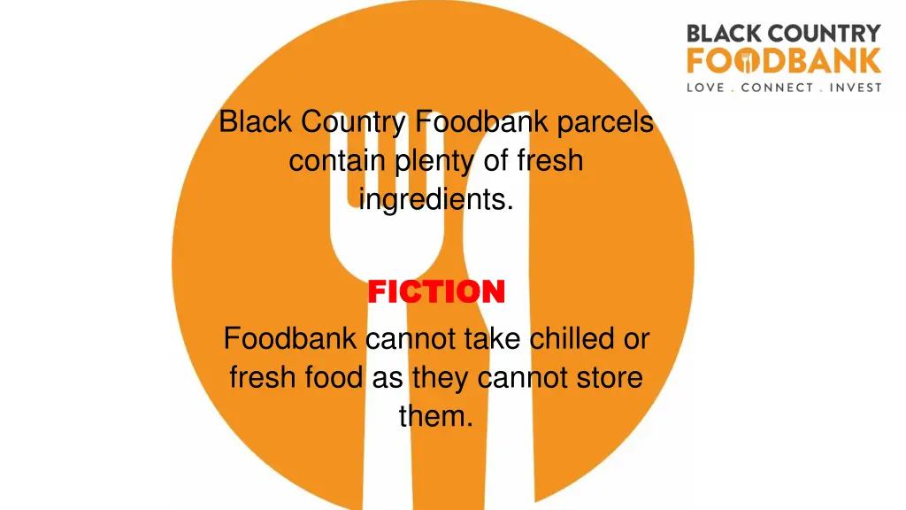 black country foodbank parcels contain plenty