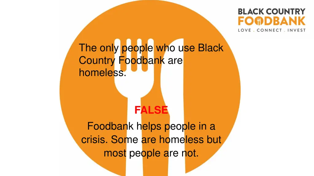 the only people who use black country foodbank